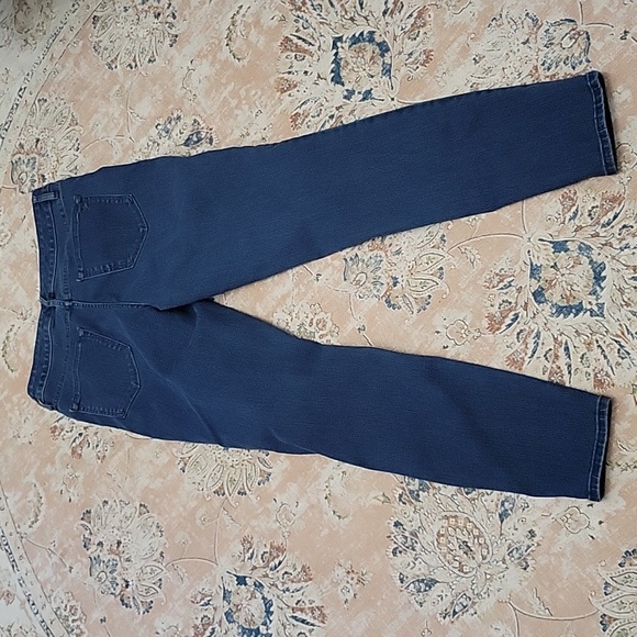 Martha Stewart jeans embroidered ankle blue jeans 5 pocket style size 8 EUC… - Picture 7 of 11